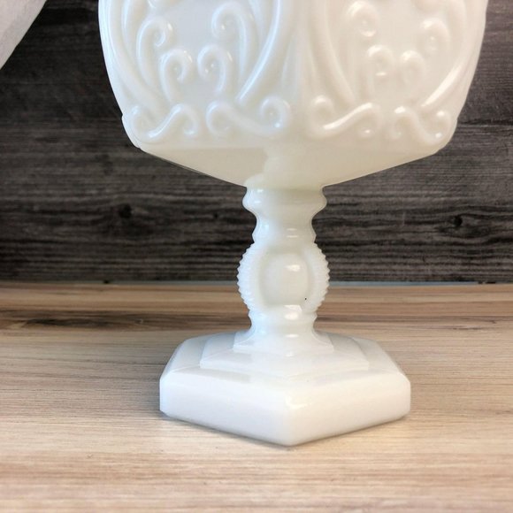 Imperial Glass Atterbury Scroll Footed Candy Dish - Picture 7 of 10